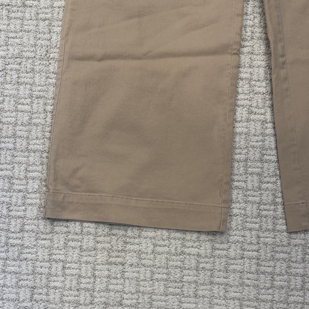 Wide-Leg Tan Palmer Pants - Picture 3 of 4